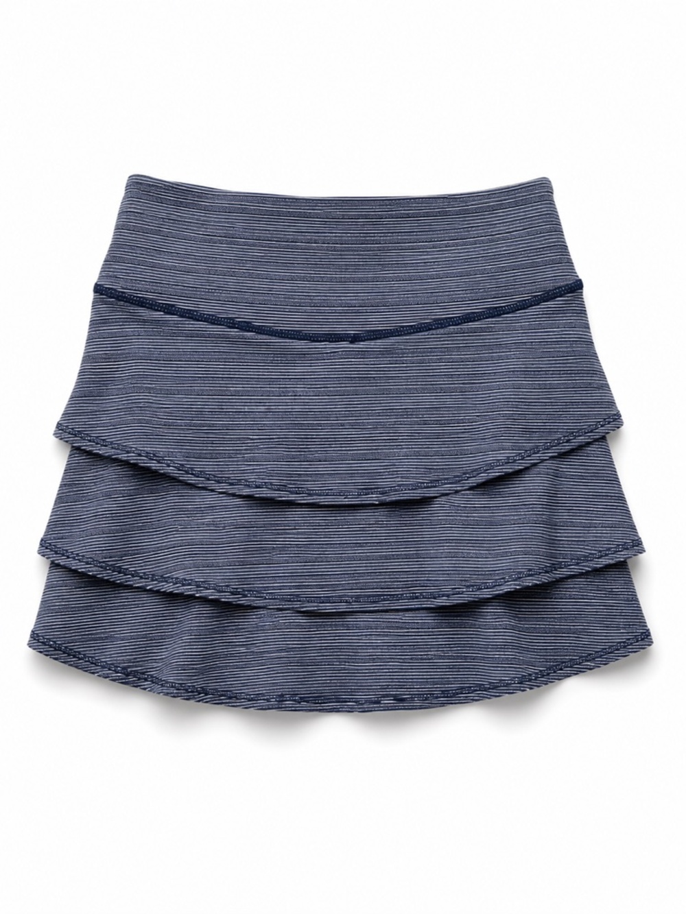 Athleta Navy Tiered Athletic Skort XL Tall Golf Tennis Skirt